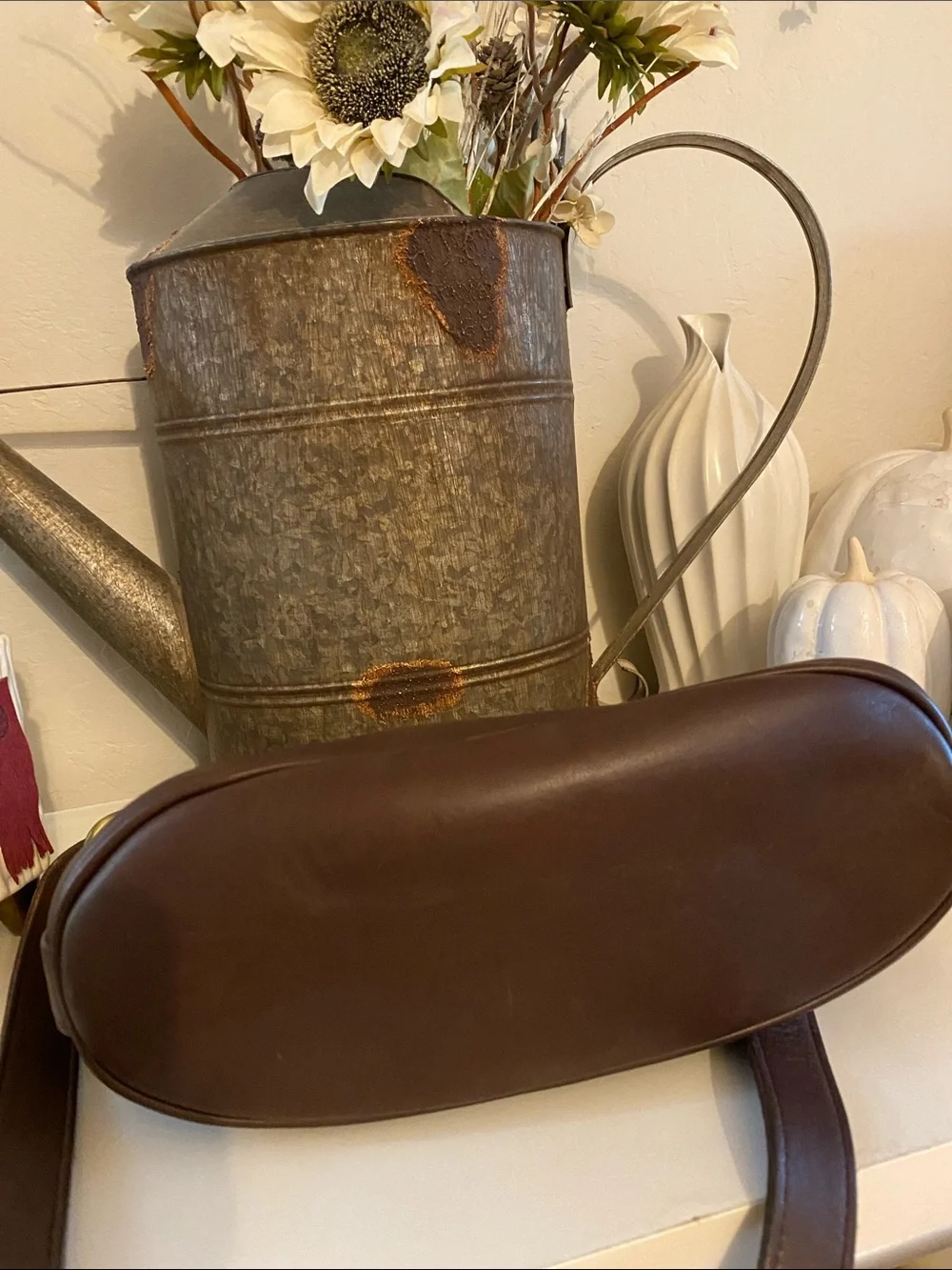 Coach 1990’s Vintage Soho Fletcher F6M- 4150 Dark Brown Leather Purse